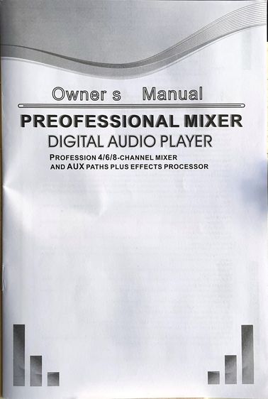 POWERMiXER เพาเวอร์มิกเซอร์ AONE รุ่น AX-6D SPR รูปที่ 6