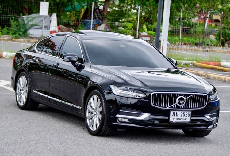 Volvo S90 2018 2.0 D4 Inscription Sedan ดีเซล ไม่ติดแก๊ส เกียร์อัตโนมัติ ดำ รูปที่ 3