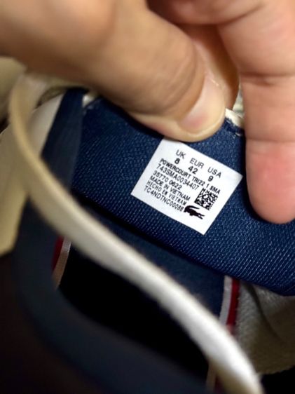 Lacoste Powercourt Leather Sneakers เบอร์42 รูปที่ 6
