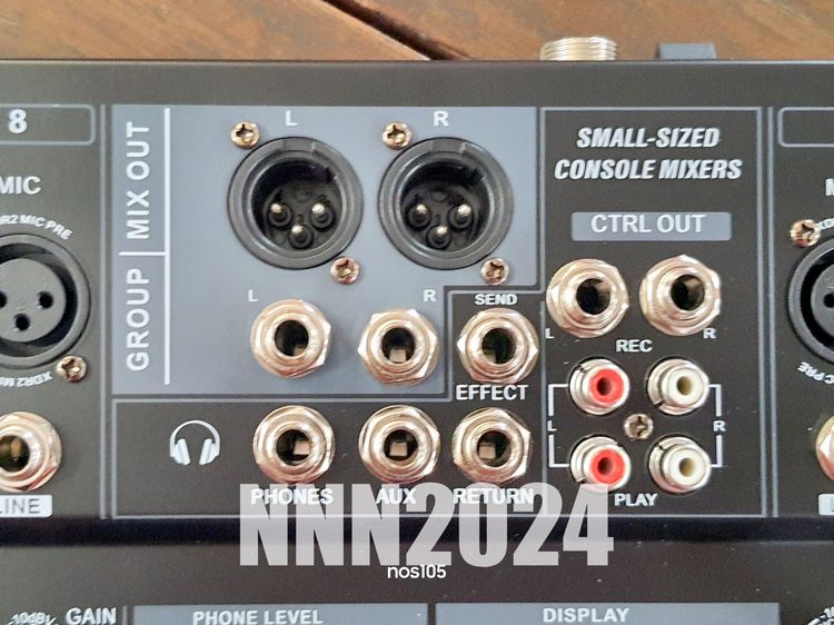 Mixer RIWORAL รุ่น RT12 CHANNEL เครื่องผสมสัญญาณ หรือ มิกเซอร์ ริเวอรัล รุ่น อาร์ที12 ช่องสัญญาณ SPR รูปที่ 8