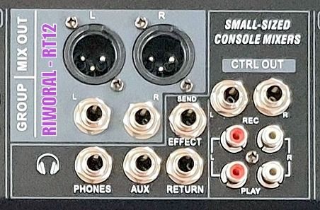 Mixer RIWORAL รุ่น RT12 CHANNEL เครื่องผสมสัญญาณ หรือ มิกเซอร์ ริเวอรัล รุ่น อาร์ที12 ช่องสัญญาณ SPR รูปที่ 7