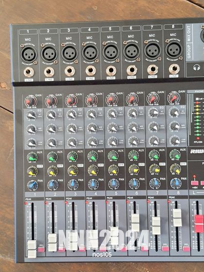 Mixer RIWORAL รุ่น RT12 CHANNEL เครื่องผสมสัญญาณ หรือ มิกเซอร์ ริเวอรัล รุ่น อาร์ที12 ช่องสัญญาณ SPR รูปที่ 10