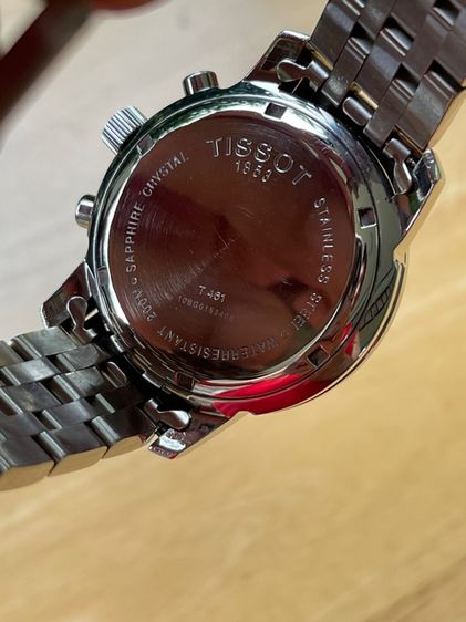 TISSOT PRC200 Chronograph Quartz Silver Dial Mens 40 mm Swiss Made  รูปที่ 12