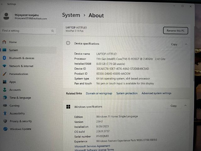 โน๊ตบุ๊ค Lenovo ของใหม่ รูปที่ 7