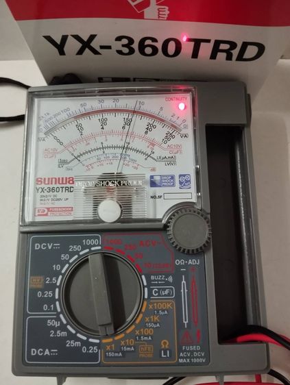 มิเตอร์เข็ม รุ่นมีไฟโชร์LEDมีเสัณญานเสียง เข็มนิ่งไม่แกว่ง เก็บเงินปลายทาง รูปที่ 2