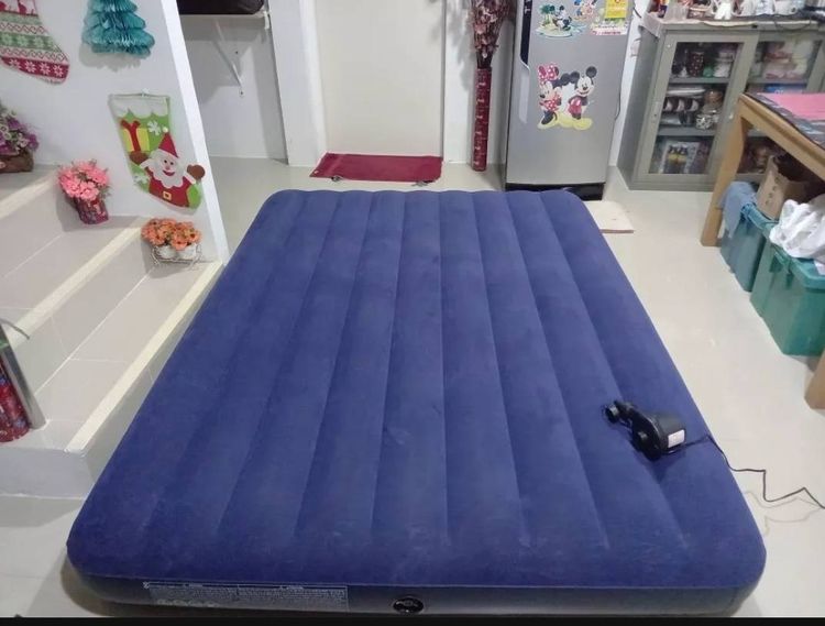 ของใหม่INTEXที่นอนเป่าลม 4.5 ฟุต พร้อมปั้มลมไฟฟ้า เก็บปลายทาง รูปที่ 7