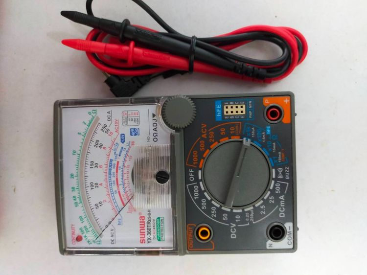 ที่สุดมัลติมิเตอร์แบบเข็ม รุ่นขนาดพกพาสะดวก (ไม่เล็ก) เก็บปลายทาง รูปที่ 4