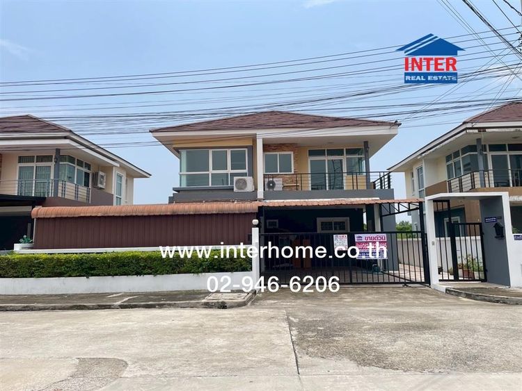 บ้านเดี่ยว 2 ชั้น 100 ตร.ว. หมู่บ้านศิรินรัตน์ ซอยหทัยราษฎร์37 ซอยหทัยราษฎร์37 ใกล้โรงเรียนนานาชาติเกวลี ถนนสุวินทวงศ์ เขตคลองสามวา กรุงเทพ