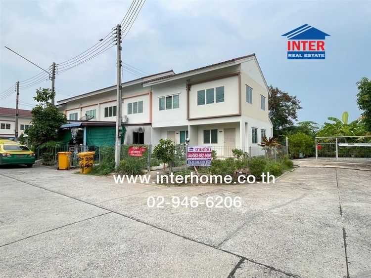 ทาวน์เฮ้าส์ 2 ชั้น 24.4 ตร.ว. หมู่บ้านเอื้ออาทร รังสิตคลอง10-1 ใกล้โรงเรียนสารสาสน์วิเทศ ธัญบุรี คลอง10 ถนนรังสิต-นครนายก ธัญบุรี ปทุมธานี