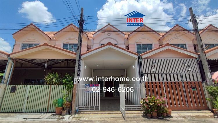 มีบางส่วน ทาวน์เฮ้าส์ 2 ชั้น 17 ตร.ว. หมู่บ้านเหนือฟ้าโฟร์ บางบัวทอง ซอย4 ถนนบ้านกล้วย-ไทรน้อย ถนนกาญจนาภิเษก บางบัวทอง นนทบุรี