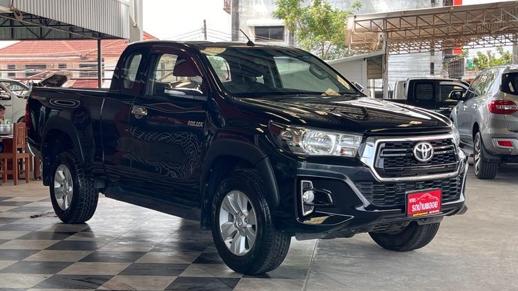 Toyota Hilux Revo 2019 2.4 J Plus Prerunner Pickup ดีเซล ไม่ติดแก๊ส เกียร์ธรรมดา ดำ รูปที่ 3