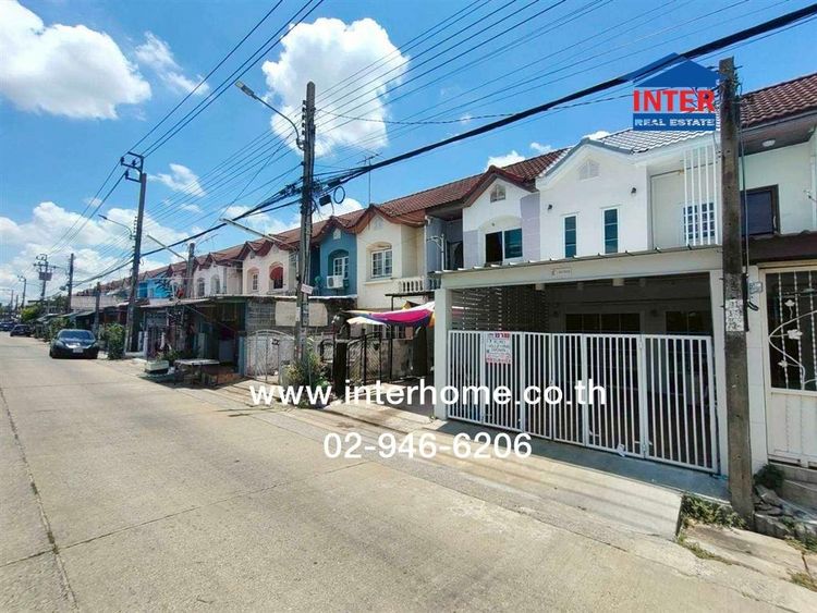 ทาวน์เฮ้าส์ 2 ชั้น 18.2 ตร.ว. โครงการ ชุมชนนิมิตใหม่1 ซอยนิมิตใหม่1 ถนนนิมิตใหม่ เขตมีนบุรี กรุงเทพมหานคร
