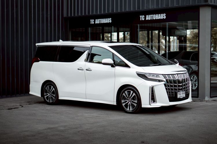 รถ Toyota Alphard 2.5 S C-Package สี ขาว