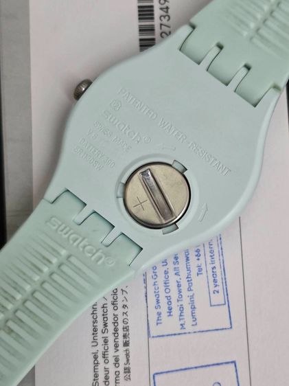 FLEETINGLY ICEBLUE การกันน้ำ 3 บาร์ เส้นผ่านศูนย์กลาง 41.00 mm กลไก ควอตซ์ รูปที่ 4