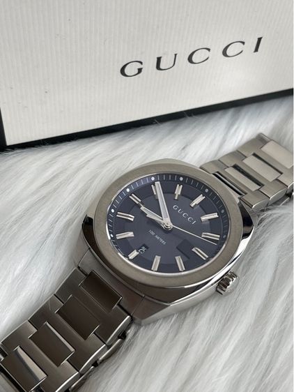 GUCCI GG2570 41 mm Blue Dial Quartz Men’s Watch Swiss Watch YA142303 รูปที่ 4