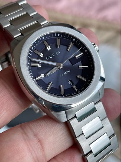 GUCCI GG2570 41 mm Blue Dial Quartz Men’s Watch Swiss Watch YA142303 รูปที่ 8