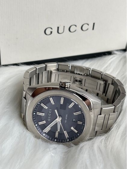 GUCCI GG2570 41 mm Blue Dial Quartz Men’s Watch Swiss Watch YA142303 รูปที่ 5