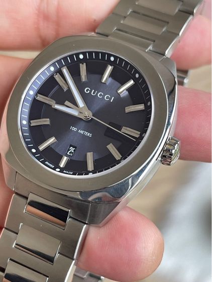 GUCCI GG2570 41 mm Blue Dial Quartz Men’s Watch Swiss Watch YA142303 รูปที่ 18
