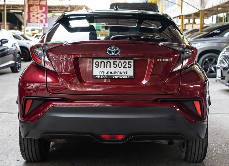 Toyota C-HR 2019 1.8 Hybrid Hi Utility-car ไฮบริด เกียร์อัตโนมัติ แดง รูปที่ 4