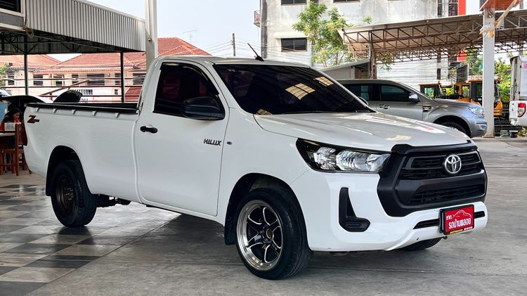 Toyota Hilux Revo 2021 2.4 Entry Pickup ดีเซล ไม่ติดแก๊ส เกียร์ธรรมดา ขาว รูปที่ 3