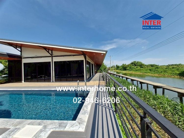 ไม่ใช่ ที่ดิน + บ้านเดี่ยว 1 ชั้น 3 ไร่ 231 ตร.ว. ซอยวัดท่าเกวียน (ติดคลองพระอุดม) ถนนราชพฤกษ์ตัดใหม่ ถนนหมายเลข345 เมืองนนทบุรี รูปที่ 2