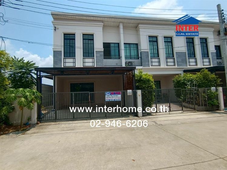 ทาวน์เฮ้าส์ 2 ชั้น 25.2 ตร.ว หมู่บ้านนิวเบอร์รี วิลเลจ บางนา กม31 ซอยบางกระยาง ถนนบางนาตราด กม.31 ถนนเทพรัตน์ บางบ่อ สมุทรปราการ