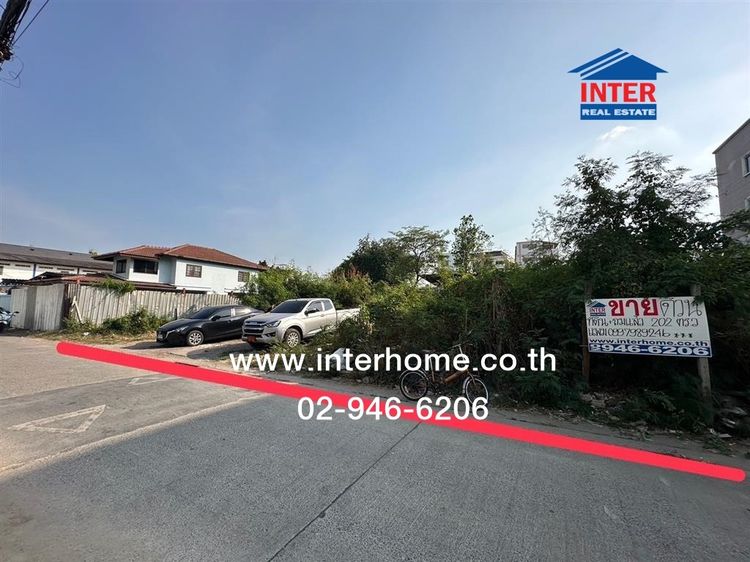 ไม่ใช่ ที่ดินเปล่า 202 ตร.ว. ที่ดินเปล่า ใกล้สำนักงานเขตหลักสี่ ศูนย์ราชการแจ้งวัฒนะ ศาลแขวงพระนครเหนือ เขตหลักสี่ กรุงเทพมหานคร รูปที่ 4