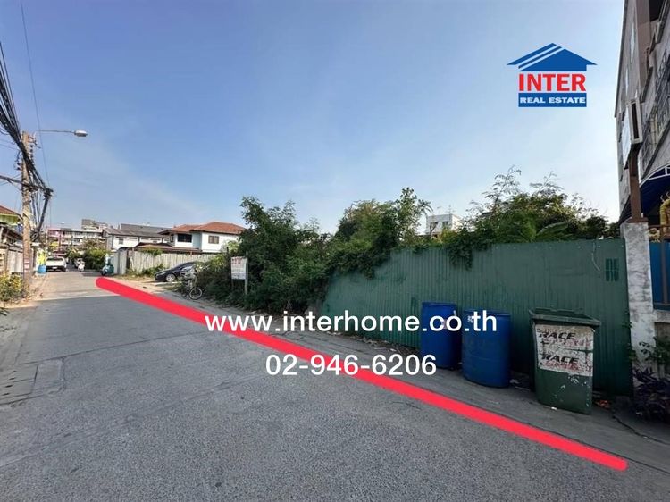 ไม่ใช่ ที่ดินเปล่า 202 ตร.ว. ที่ดินเปล่า ใกล้สำนักงานเขตหลักสี่ ศูนย์ราชการแจ้งวัฒนะ ศาลแขวงพระนครเหนือ เขตหลักสี่ กรุงเทพมหานคร