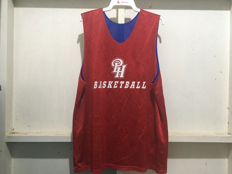 เสื้อกีฬา BasketBall แบรนด์ Alleson (ใส่ได้2ด้าน) สีน้ำเงินกับแดง รูปที่ 7