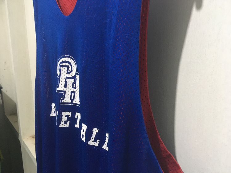 เสื้อกีฬา BasketBall แบรนด์ Alleson (ใส่ได้2ด้าน) สีน้ำเงินกับแดง รูปที่ 5