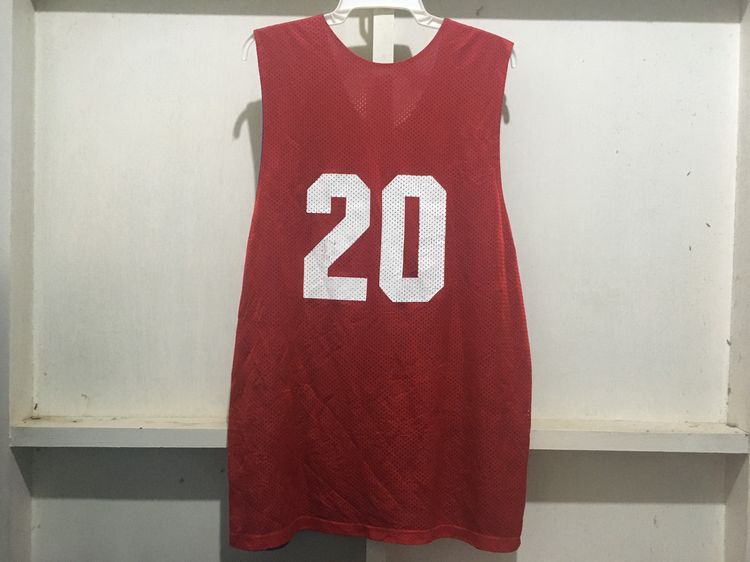 เสื้อกีฬา BasketBall แบรนด์ Alleson (ใส่ได้2ด้าน) สีน้ำเงินกับแดง รูปที่ 8