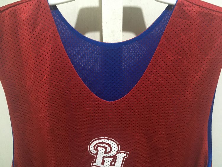 เสื้อกีฬา BasketBall แบรนด์ Alleson (ใส่ได้2ด้าน) สีน้ำเงินกับแดง รูปที่ 9