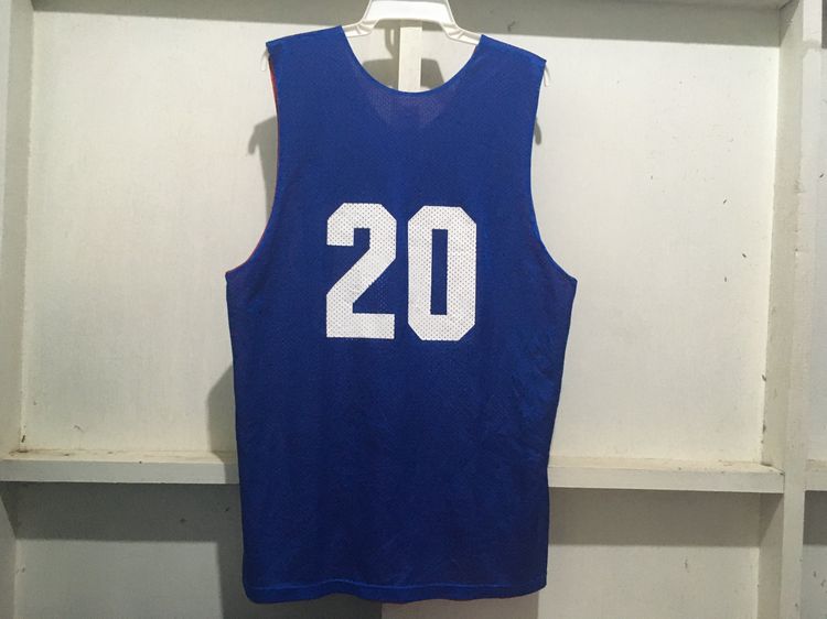 เสื้อกีฬา BasketBall แบรนด์ Alleson (ใส่ได้2ด้าน) สีน้ำเงินกับแดง รูปที่ 2