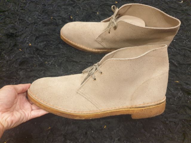 อื่นๆ หนังแท้ รองเท้าบู๊ท UK 10 | EU 44 2/3 | US 10.5 Clarks Clark's Desert Boot Made in England แท้