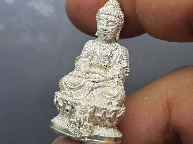 พระกริ่งจีน ต้าเยิ่นถะ เนื้อเงิน ชุดกาญจนาภิเษกครองราชย์ 50 ปี วัดบวรนิเวศวิหาร ปี2538 พร้อมกล่องเดิม สภาพสวย รูปที่ 5