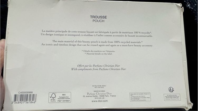 กระเป๋าคริสเตียนดิออร์ สีแดง พร้อมกล่อง  รูปที่ 6