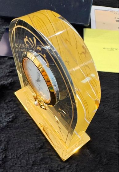 นาฬิกา MIKIMOTO ประดับมุขแท้ Made in Japan รูปที่ 6