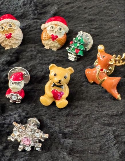 เข็มกลัดเคลือบอีนาเมลคอลเลกชั่นคริสต์มาส จากญี่ปุ่น งานสะสมหายากค่ะ รูปที่ 4