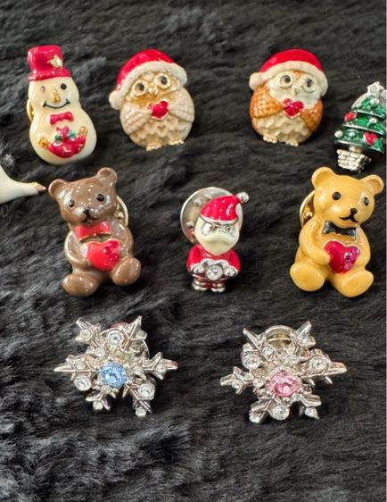 เข็มกลัดเคลือบอีนาเมลคอลเลกชั่นคริสต์มาส จากญี่ปุ่น งานสะสมหายากค่ะ รูปที่ 5