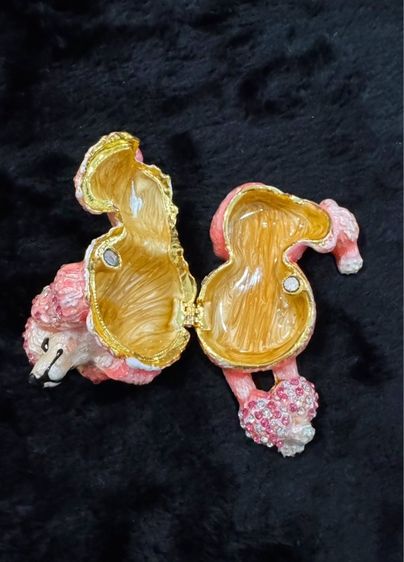 กล่องใส่เครื่องประดับรูปสุนัขพประดับคริสตัล SWAROVSKI รูปที่ 18