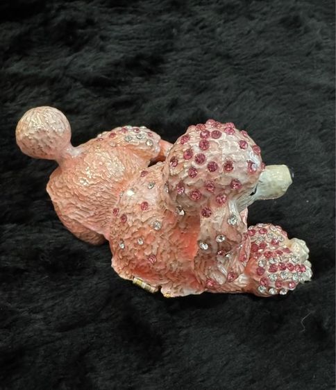 กล่องใส่เครื่องประดับรูปสุนัขพประดับคริสตัล SWAROVSKI รูปที่ 15