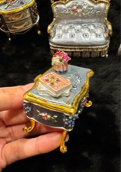 กล่องใส่เครื่องประดับชุดเฟอร์นิเจอร์ ประดับคริสตัลสวารอฟสกี้ รูปที่ 9