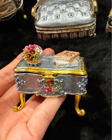 กล่องใส่เครื่องประดับชุดเฟอร์นิเจอร์ ประดับคริสตัลสวารอฟสกี้ รูปที่ 7