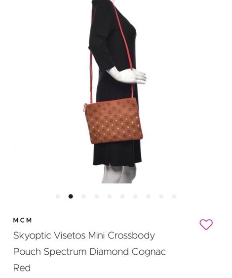 MCM เอ็มซีเอ็ม  กระเป๋าสะพายข้างทรงแบน รูปที่ 12