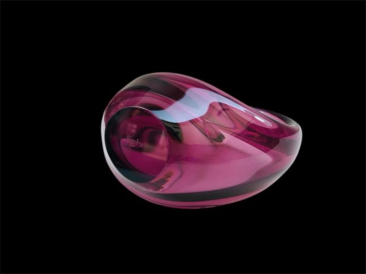 Sghr Heart Curva  Purple Glass Heart แจกันแก้วรูปหัวใจ สีม่วง รูปที่ 8