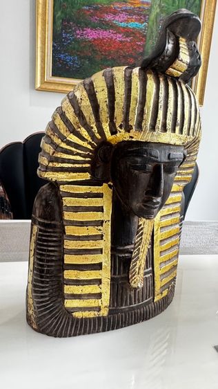 Egyptian Civilization Tutankhamun Pharaoh Wood Carvings อารยธรรมอียิปต์ ฟาโรห์ตุตันคาเมน ไม้แกะสลัก  รูปที่ 2
