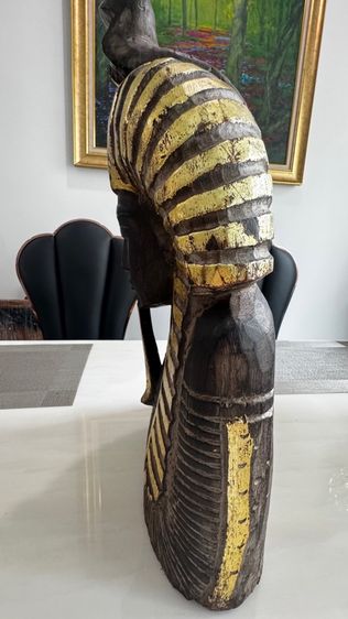 Egyptian Civilization Tutankhamun Pharaoh Wood Carvings อารยธรรมอียิปต์ ฟาโรห์ตุตันคาเมน ไม้แกะสลัก  รูปที่ 7