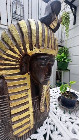 Egyptian Civilization Tutankhamun Pharaoh Wood Carvings อารยธรรมอียิปต์ ฟาโรห์ตุตันคาเมน ไม้แกะสลัก  รูปที่ 9