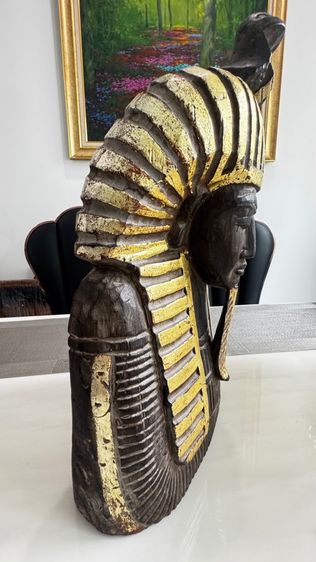 Egyptian Civilization Tutankhamun Pharaoh Wood Carvings อารยธรรมอียิปต์ ฟาโรห์ตุตันคาเมน ไม้แกะสลัก  รูปที่ 5