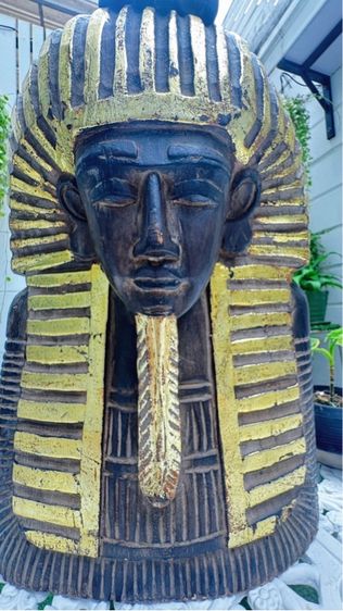 Egyptian Civilization Tutankhamun Pharaoh Wood Carvings อารยธรรมอียิปต์ ฟาโรห์ตุตันคาเมน ไม้แกะสลัก  รูปที่ 11